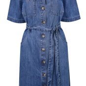 IMAGE-3---Ladies-Denim-Shirt-Dress---Womens-Fashion-