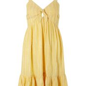 IMAGE-3---Tie-Front-Ladies-Yellow-Sun-Dress-