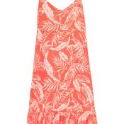 IMAGE-5---Leaf-Print-Pink-Coral-Lasies-Dress-