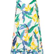 IMAGE-7-Leaf-Print-Green-Yellow-Ladies-Sun-Dress,--