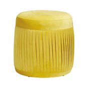 IMAGE-1---Yellow-Pleated-Velvet-Stool-