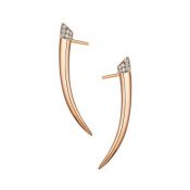 IMAGE 1 - Shaun Leane Rose Gold Vermeil Diamond Earrings