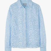 IMAGE 3 - Baby Blue Broderie Blouse